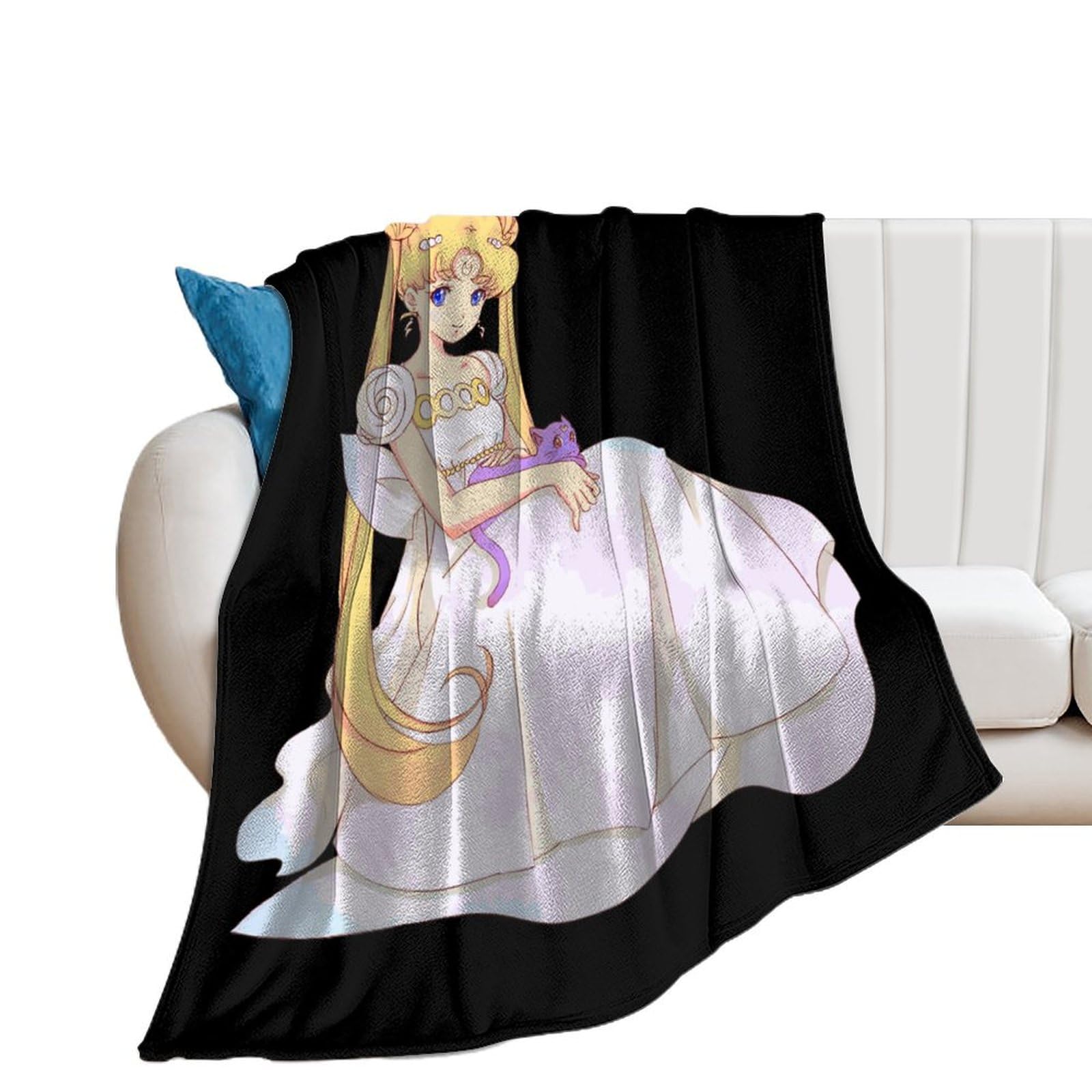 Amazon｜毛布 美少女戦士セーラームーン ブランケット ひざ掛け 掛け